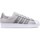 Sko Børn Lave sneakers adidas Originals Superstar J Sølv, Grå
