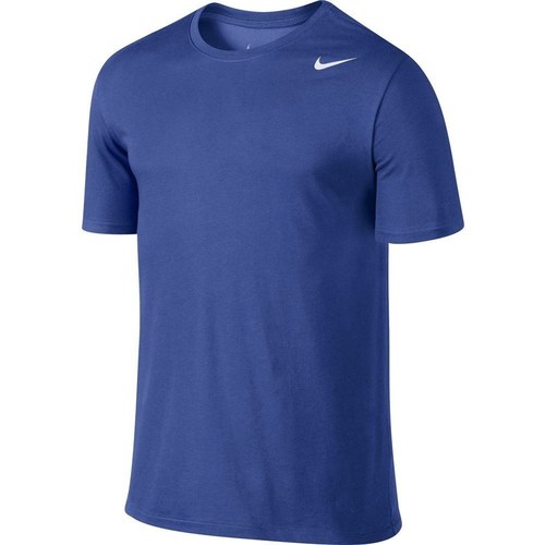 textil Herre T-shirts m. korte ærmer Nike Dri Fit Version 2 Blå