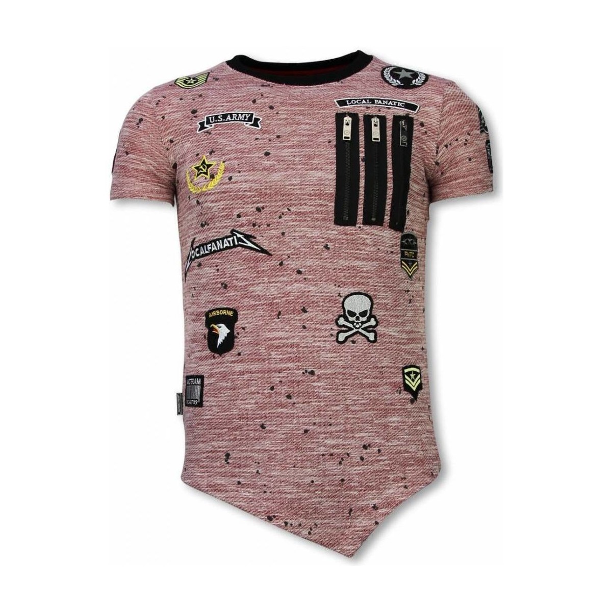 textil Herre T-shirts m. korte ærmer Local Fanatic 67585247 Pink