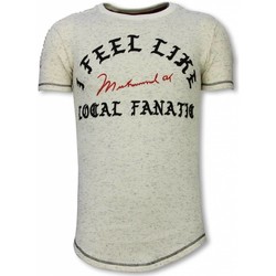 textil Herre T-shirts m. korte ærmer Local Fanatic 67586771 Beige