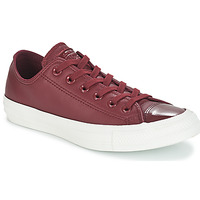Sko Dame Lave sneakers Converse CHUCK TAYLOR ALL STAR LEATHER OX Bordeaux