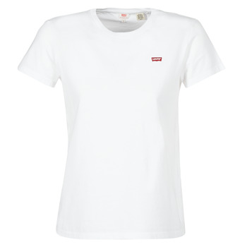 textil Dame T-shirts m. korte ærmer Levi's PERFECT TEE Hvid
