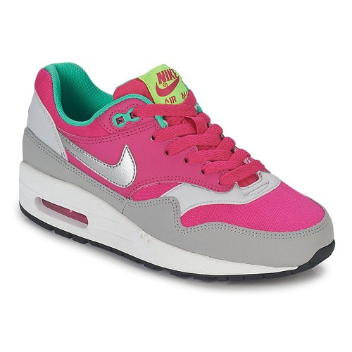 Sko Pige Lave sneakers Nike AIR MAX 1 ENFANT Grå / Pink