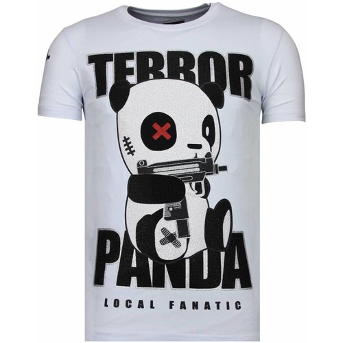 textil Herre T-shirts m. korte ærmer Local Fanatic 65014397 Hvid