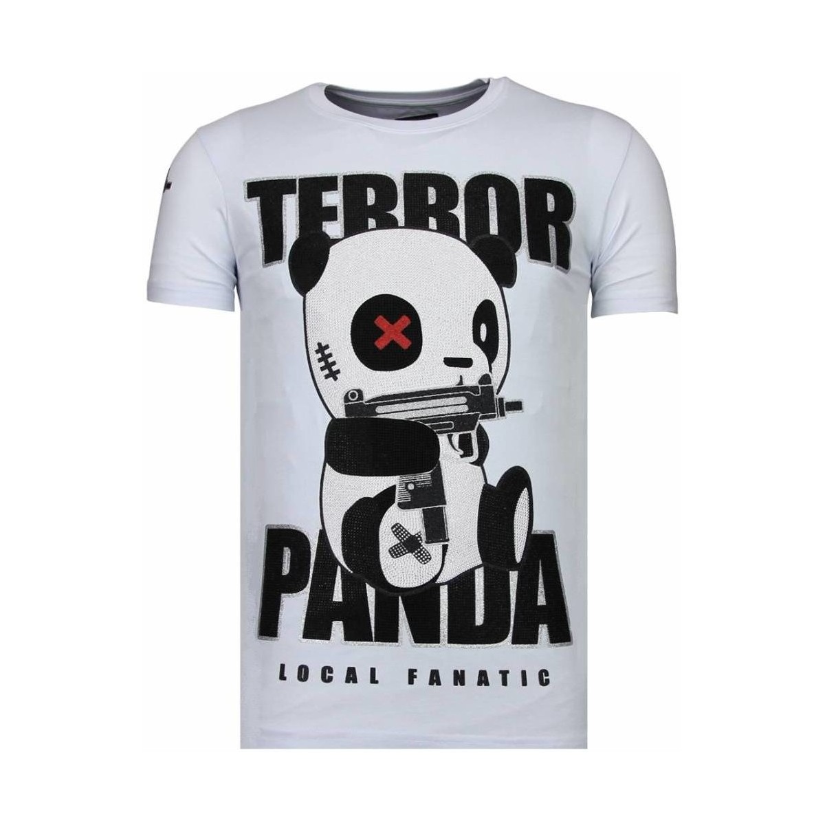 textil Herre T-shirts m. korte ærmer Local Fanatic 65014397 Hvid