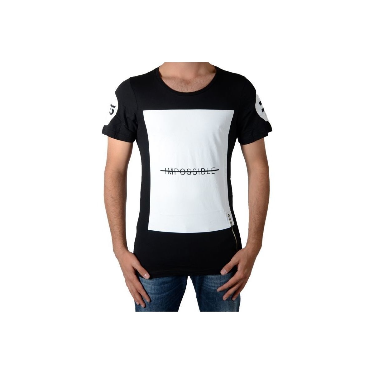 textil Herre T-shirts m. korte ærmer Celebry Tees 58601 Sort