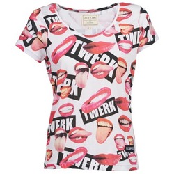 textil Dame T-shirts m. korte ærmer Eleven Paris HEKATE Hvid / Pink