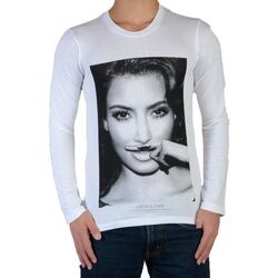 textil Pige Langærmede T-shirts Eleven Paris 36286 Hvid