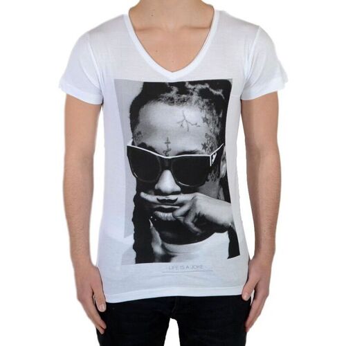 textil Pige T-shirts m. korte ærmer Eleven Paris 40289 Hvid