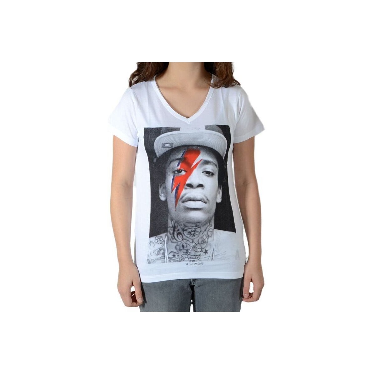 textil Pige T-shirts m. korte ærmer Eleven Paris 39403 Hvid