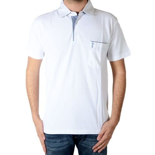 textil Herre Polo-t-shirts m. korte ærmer Marion Roth 56000 Hvid