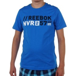 textil Herre T-shirts m. korte ærmer Reebok Sport Actron Graphic Blå