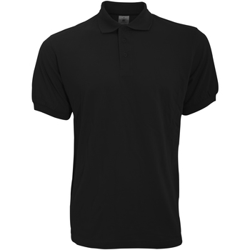 textil Herre Polo-t-shirts m. korte ærmer B And C PU409 Black