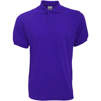 textil Herre Polo-t-shirts m. korte ærmer B And C PU409 Purple