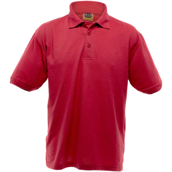 textil Herre Polo-t-shirts m. korte ærmer Ultimate Clothing Collection UCC004 Rød