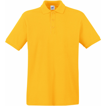 textil Herre Polo-t-shirts m. korte ærmer Fruit Of The Loom 63218 Sunflower