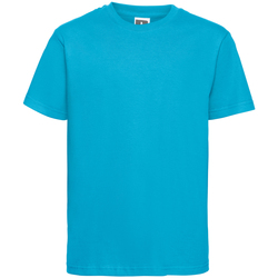 textil Herre T-shirts m. korte ærmer Russell R155M Turquoise