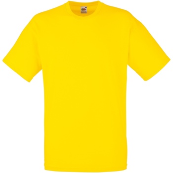 textil Herre T-shirts m. korte ærmer Fruit Of The Loom 61036 Yellow