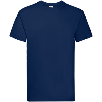 textil Dreng T-shirts m. korte ærmer Fruit Of The Loom 61044 Blå