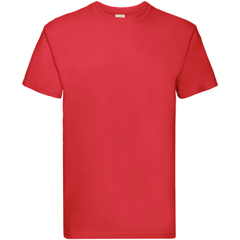 textil Dreng T-shirts m. korte ærmer Fruit Of The Loom 61044 Rød