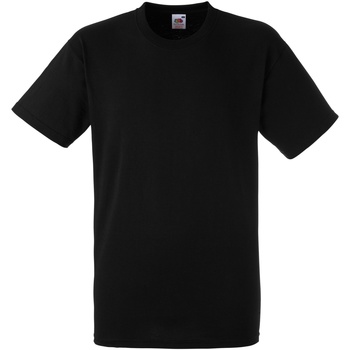 textil Herre T-shirts m. korte ærmer Fruit Of The Loom 61212 Black