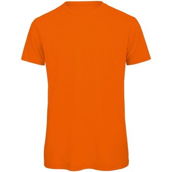 textil Herre Langærmede T-shirts B And C TM042 Orange