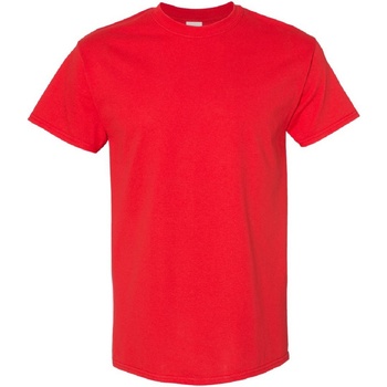 textil Herre T-shirts m. korte ærmer Gildan Heavy Rød