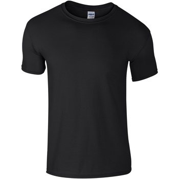 textil Herre T-shirts m. korte ærmer Gildan Soft-Style Sort