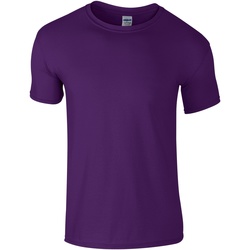 textil Herre T-shirts m. korte ærmer Gildan Soft-Style Purple