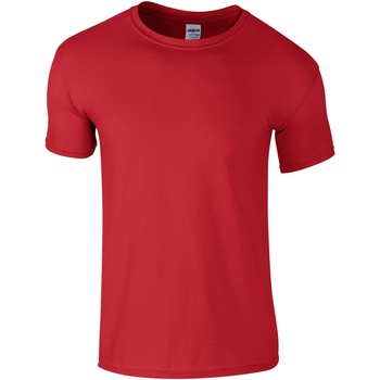 textil Herre T-shirts m. korte ærmer Gildan Soft-Style Rød