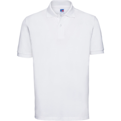 textil Herre Polo-t-shirts m. korte ærmer Russell 569M White