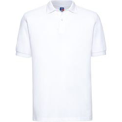 textil Herre Polo-t-shirts m. korte ærmer Russell Ripple White