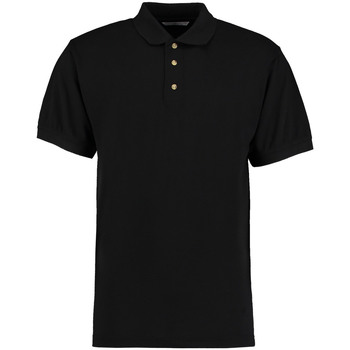 textil Herre Polo-t-shirts m. korte ærmer Kustom Kit KK400 Black