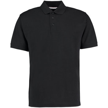 textil Herre Polo-t-shirts m. korte ærmer Kustom Kit KK403 Black