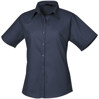 textil Dame Skjorter / Skjortebluser Premier PR302 Blå