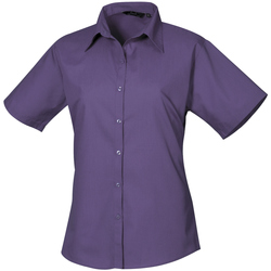 textil Dame Skjorter / Skjortebluser Premier PR302 Purple