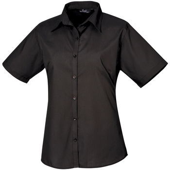 textil Dame Skjorter / Skjortebluser Premier PR302 Black