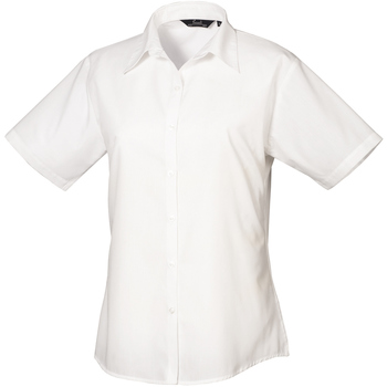 textil Dame Skjorter / Skjortebluser Premier PR302 Hvid