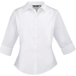 textil Dame Skjorter / Skjortebluser Premier Poplin White