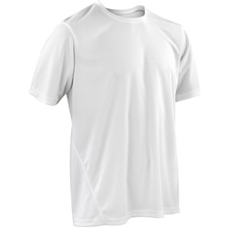 textil Herre T-shirts m. korte ærmer Spiro S253M White