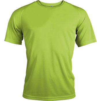 textil Herre Langærmede T-shirts Kariban Proact PA438 Grøn
