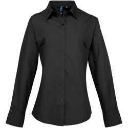 textil Dame Skjorter / Skjortebluser Premier PR307 Black