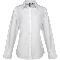 textil Dame Skjorter / Skjortebluser Premier PR307 White