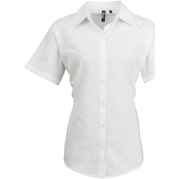 textil Dame Skjorter / Skjortebluser Premier PR336 White