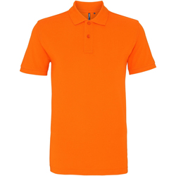 textil Herre Polo-t-shirts m. korte ærmer Asquith & Fox AQ010 Orange