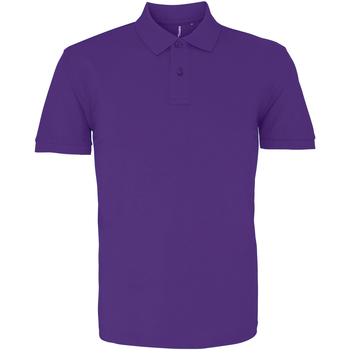 textil Herre Polo-t-shirts m. korte ærmer Asquith & Fox AQ010 Violet