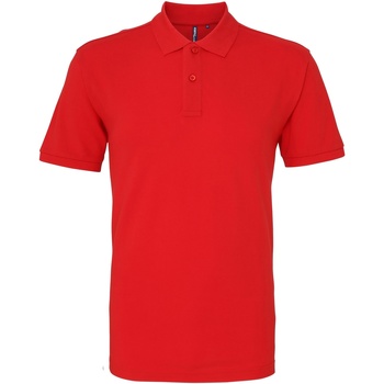 textil Herre Polo-t-shirts m. korte ærmer Asquith & Fox AQ010 Rød