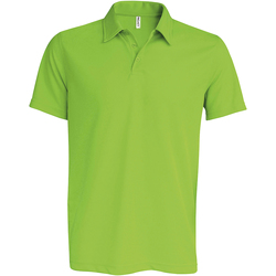 textil Herre Polo-t-shirts m. korte ærmer Kariban Proact PA482 Lime