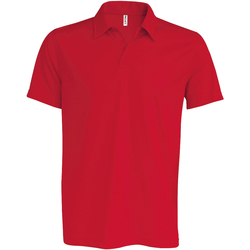 textil Herre Polo-t-shirts m. korte ærmer Kariban Proact PA482 Red