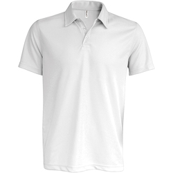 textil Herre Polo-t-shirts m. korte ærmer Kariban Proact PA482 White